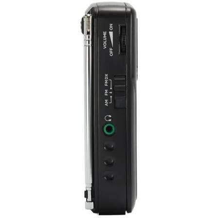 Aiwa Radio de bolsillo RS-33 portátil con auriculares